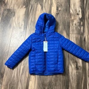 Cat & Jack Royal Blue Quilted Hooded Jacket